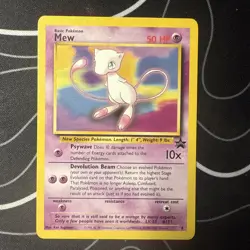 Pokemon Card - Mew #8 WoTC Black Star Promo - Image 1