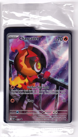 Charcadet 22 Black Star HOLO Promo Phantasmal Flames SEALED Pack Pokemon Card - Image 1