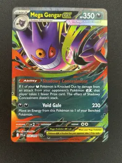 Mega Gengar Ex Pokemon TCG Phantasmal Flames 056/094 Mega Battle Deck NM - Image 1