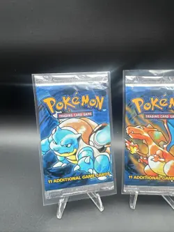 1999 Pokemon Base Set Booster Packs Art Set Of 3 - Charizard Blastoise Venusaur - Image 2