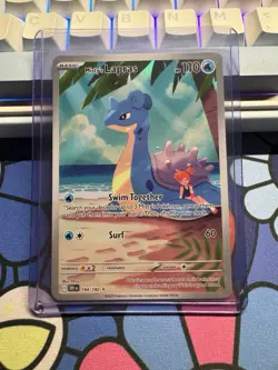 Pokemon TCG Misty's Lapras Destined Rivals 194/182 Illustration Rare - Image 1