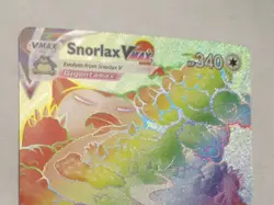 Pokemon TCG Snorlax Vmax 206/202 Holo Secret Rare Sword & Shield 2020 Rainbow - Image 3