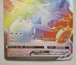 Pokemon TCG Snorlax Vmax 206/202 Holo Secret Rare Sword & Shield 2020 Rainbow - Image 4
