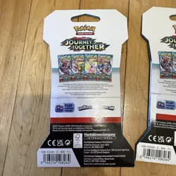 Pokemon Scarlet Violet Journey Together Booster Packs Set of 3 New Sealed USA - Image 3