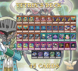 Yugioh ZeXal! Complete Vetrix Deck! Acid Golem + Illumiknight + **HOT** + Bonus - Image 1