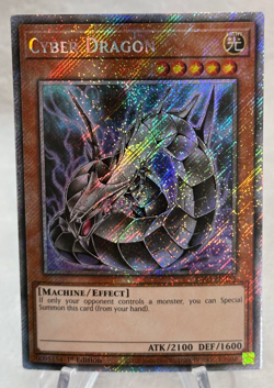 Yu-Gi-Oh! - Cyber Dragon RA03-EN155 Platinum Secret Rare 1st Edition - Image 1