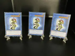 Yu-Gi-Oh! Black Luster Soldier x3 (Full Playset!) Mint Commons YGLD-ENA01 - Image 1