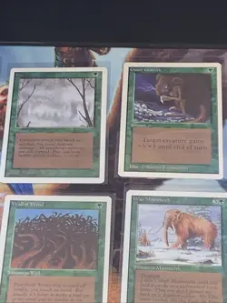 1993 - 14 MTG Unlimited Edition Common Green Cards Lot Near Mint Condition - Image 3