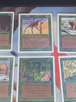 1993 - 14 MTG Unlimited Edition Common Green Cards Lot Near Mint Condition - Image 4