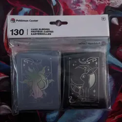 Pokemon Center Card TCG CELESTIAL ESPEON & UMBREON DECK SLEEVES ( 130 ) - Image 1