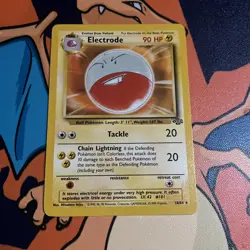 Electrode 18/64 Jungle Rare Non-Holo Vintage Pokemon TCG Card - Image 1