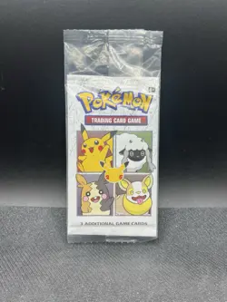 Pokemon 25th Anniversary General Mills Cereal Trading Card Booster Pack 3 CARDS - Image 1