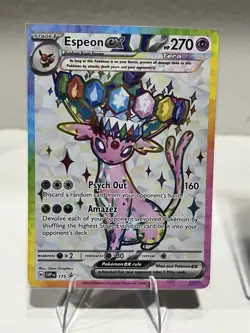 Umbreon & Espeon ex Prismatic Evolutions Premium Collection 175/176 PROMO CARDS - Image 2