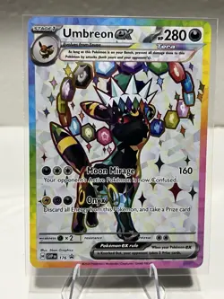 Umbreon & Espeon ex Prismatic Evolutions Premium Collection 175/176 PROMO CARDS - Image 4