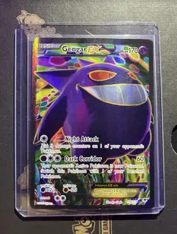 Pokemon Gengar EX Full Art Holo Ultra Rare Card XY-Phantom Forces 114/119 - Image 1