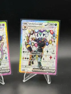 Umbreon 176 & Espeon 175 Promo Cards Prismatic Evolutions NM - Image 2