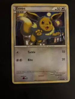 Pokemon Eevee TCG 56/95 Call of Legends Collectible Trading Card - Image 1