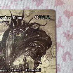 The Cloudsea Djinn (Showcase) 0016 (M) MTG Final Fantasy: Through the Ages (FCA) - Image 5