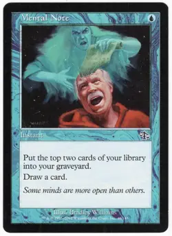Mental Note 2002 Judgment Blue Common Instant MTG NM AZ2 - Image 1