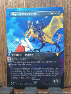 MTG🎇 - Abyssal Persecutor THE LORD OF THE RINGS Hildebrandt Ill - Pack FRESH ❤ - Image 1