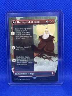 MTG Avatar The Legend Of Roku/Avatar Roku Borderless Non-Foil NM/MINT - Image 2
