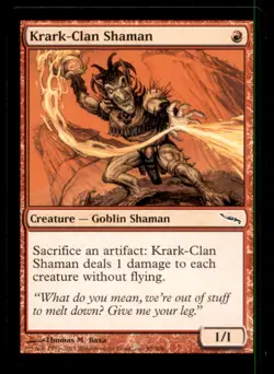 MTG Krark-Clan Shaman LP Light Play Mirrodin [5113] - Image 1