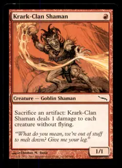 MTG Krark-Clan Shaman LP Light Play Mirrodin [3154] - Image 1