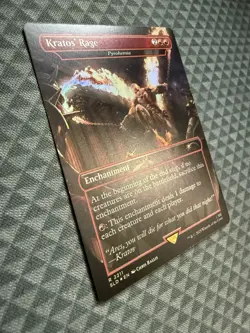 MTG Kratos’ Rage #2211 Rainbow Foil Rare Secret Lair Drop Series (SLD) - Image 2