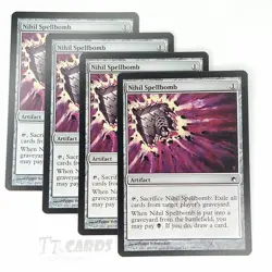 Nihil Spellbomb 187/249 x4 Playset 4x Magic the Gathering Scars of Mirrodin SOM - Image 1