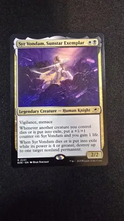 Syr Vondam, Sunstar Exemplar R Edge of Eternities 231 NM - Image 1