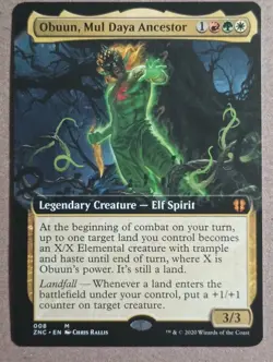 Obuun, Mul Daya Anscestor, x1 Extended Zendikar Rising MTG Magic the Gathering - Image 1