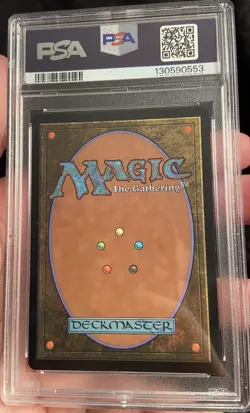 MTG Sonic x Secret Lair Chaos Emerald (Lotus Petal) Purple Mythic Foil PSA 8 - Image 2