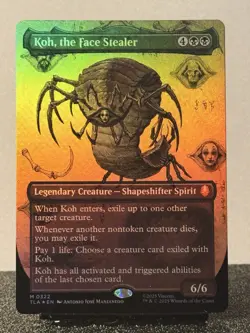 Koh, the Face Stealer ( Foil Borderless ) Avatar: The Last Airbender NM MTG - Image 1