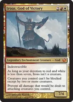 MTG Iroas, God of Victory, Light Play, English Journey Into Nyx - Image 1