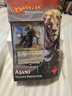 MTG Magic Ajani Valiant Protector Planeswalker Sealed Deck Aether Revolt #2 - Image 1