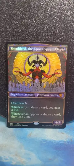 Magic The Gathering Dominaria United Sheoldred, the Apocalypse Boarderless foil - Image 1