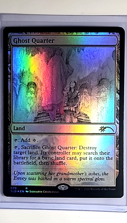 2022 MTG Magic the Gathering SLD Secret Lair Drop Foil #679 Ghost Quarter WOTC - Image 1