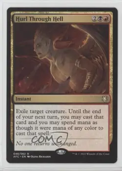 Hurl Through Hell Magic: Adventures in the Forgotten Realms Commander AFC #048 - Image 1