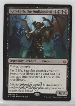 Razaketh the Foulblooded Magic: Hour of Devastation HOU #073 - Image 1