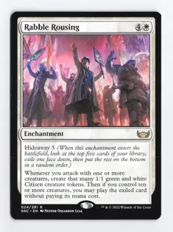 Rabble Rousing Normal R Streets of New Capenna MTG Card TCG NM - Image 1