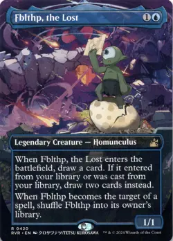 Fblthp, the Lost (Anime Borderless) - Magic MTG NMRemastered Regular - Image 1