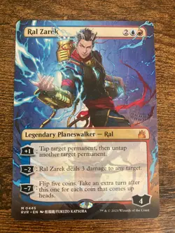 Ral Zarek (Anime Borderless) Ravnica Remastered #445 Mythic regular - Image 1
