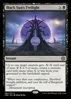 Black Sun's Twilight - Phyrexia: All Will Be One #084/271 MTG Magic The Gatherin - Image 1