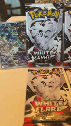 White Flare, 4 Booster Pack Lot, Sealed, Pokemon TCG, +Thundurus #209 Promo,Fast - Image 2