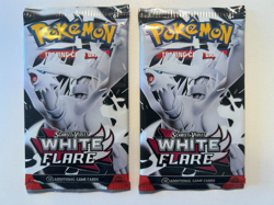 White Flare, 4 Booster Pack Lot, Sealed, Pokemon TCG, +Thundurus #209 Promo,Fast - Image 3