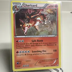 2013 Pokemon B&W Charizard-Holo LTR-Cosmos- M. Charizard #19/113 - NM - Image 3