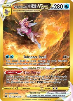 Origin Forme Palkia VSTAR (Secret) GG67/GG70 Crown Zenith: Galarian Gallery Holo for sale online - Image 2