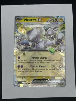 Pokemon TCG SV-Paradox Rift [Mewtwo ex] #58/182 Double Rare NM/MINT - Image 1