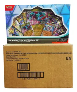 Pokemon Salamence Ex & Reshiram Ex Premium Collection 6 Box Case - Image 1