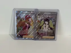 Lot Elesa Sparkle 147/159 And Serena 193/195 pokemon full art trainers - Image 1